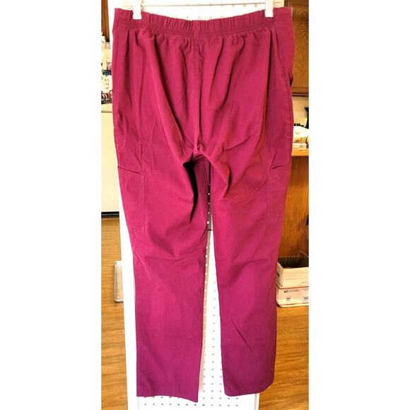 Scubstar Scrubs Unisex Pants Lot Sz S WM080 Wine Indigo Elastic Drawstring Front - Picture 8 of 11